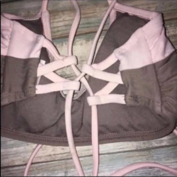 Xhilaration Mauve & Pink Bikini Top - Picture 4 of 4
